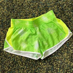 Nike Highlighter Green Running Shorts S